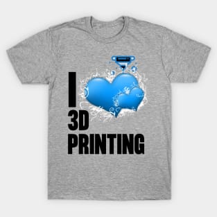 I Heart 3D Printing T-Shirt